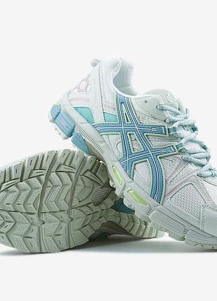Asics gel-kahana 8 white turquoise