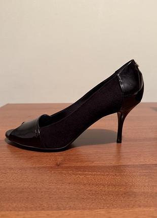Туфлі gucci оригінал італія 38,5 натуральна шкіра: лак + замша нові