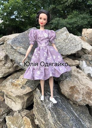 Одяг для ляльки барбі, літня сукня. плаття для ляльок barbie