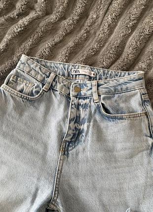 Блакитні джинси zara
