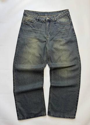 Широкі джинси (baggy) george синього кольору, розмір l-xl