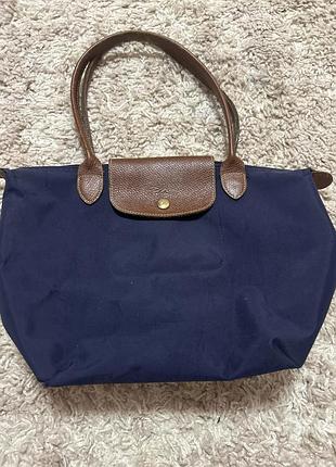 Сумка longchamp синя