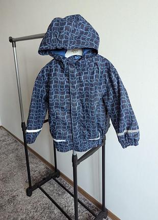 Дождевик 92/98 синий куртка прорезиненный