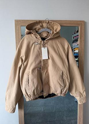 Zara новая куртка бомбер харингтон ветровка