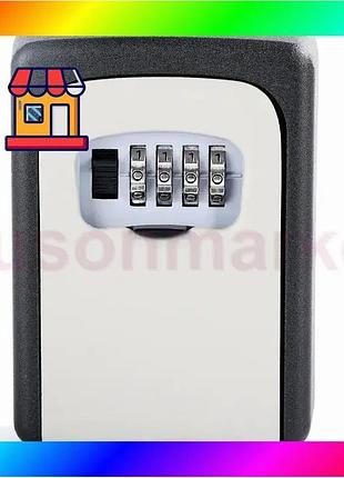 Bs наружный мини сейф best mix optimus ch-801 с кодовым замком (120 х 85 х 40мм) серый bas77/n