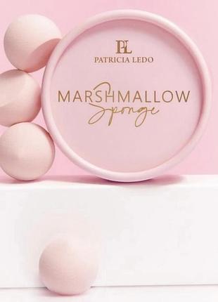 Набір міні спонжей для макіяжу patricia ledo marshmallow (маршмеллоу)