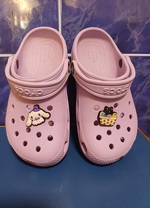 Дитячі шльопанці крокси сабо crocs c12 розмір 29