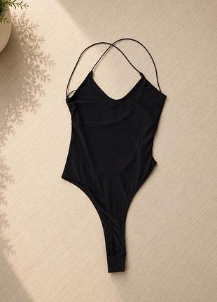 Боді prettylittlething чорний xs-m