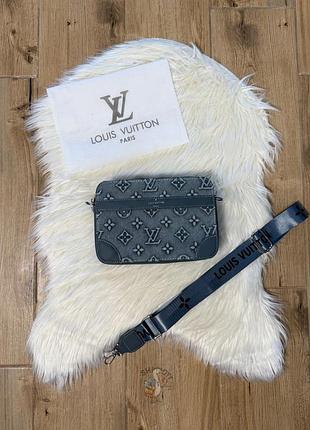 Сумка через плечо (кроссбоди) lv джинсовая