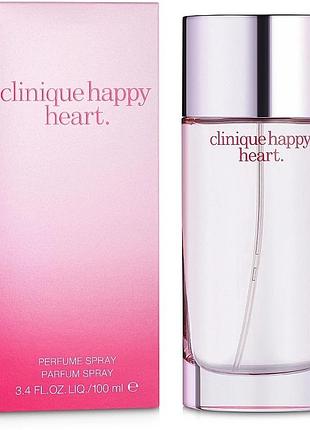 Парфуми туалетна вода clinique happy heart оригінал 100 ml