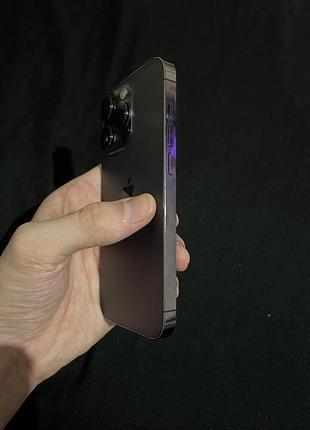 Apple iphone 14 pro 128gb deep purple (esim) [86%] + чохол з magsafe + шнур lightning 6