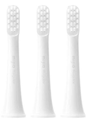 Насадки для зубной щетки mijia sonic electric toothbrush t100 белые 3шт противоударные xiaomi