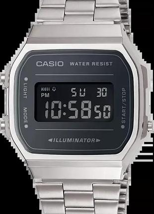 Часы мужские casio vintage iconic a168wem-1ef с подсветкой