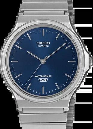 Годинник жіночий casio timeless collection mq-24da-2aef синій циферблат