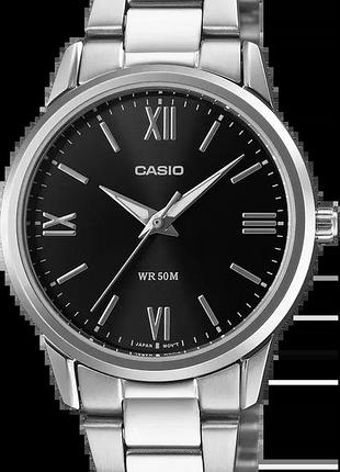 Годинник жіночий casio timeless collection ltp-1303dd-1a чорний циферблат