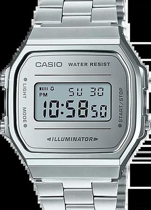 Часы мужские casio vintage iconic a168wem-7ef с подсветкой