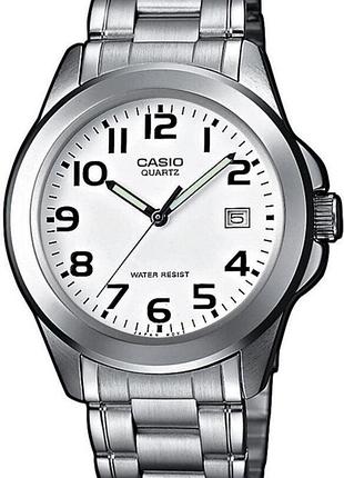 Часы мужские casio timeless collection mtp-1259pd-7beg белый циферблат