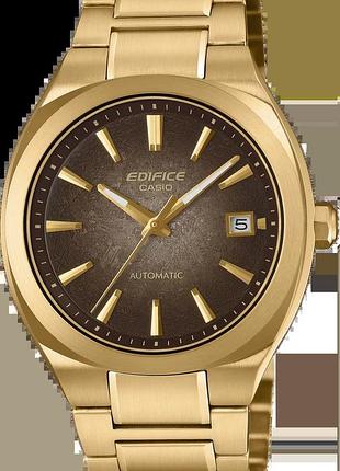 Часы мужские casio edifice automatic efk-200dg-5aer сапфировое стекло стальной корпус водозащита 100 м коричневый циферблат