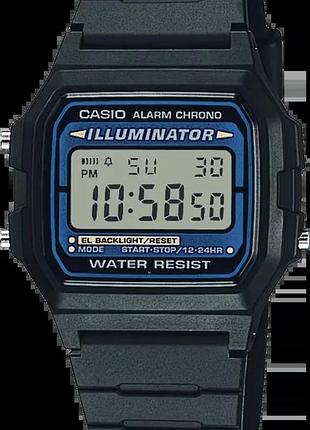 Часы мужские casio timeless collection f-105w-1awyef с подсветкой