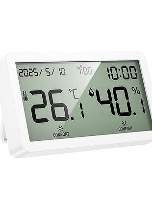 Термогігрометр hoco hx42 indoor electronic alarm clock thermometer and hygrometer