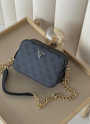 Сумка жіноча guess noelle чорний крос боді гесс