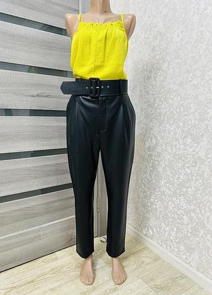 Шкіряні штани zara