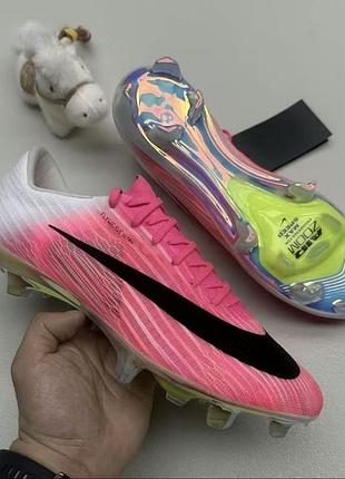 Бутси nike air zoom mercurial superfly 11 elite fg (pink/white) 44