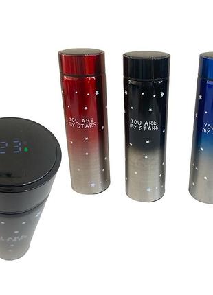 Термос №т-3 500мл с сенсорной крышкой и led-дисплеем