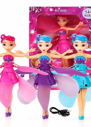 Іграшка літаюча фея fly girl №8001 на usb, 2 кольори, 6,8×17×21,5 см