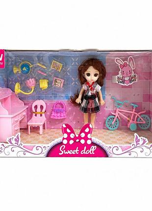 Кукла с аксессуарами sweet doll тк853 (38×21 см) набор для сюжетно-ролевых игр