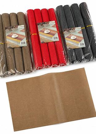 Настольная подставка из пвх 30×45 см №523-25 с рифленой поверхностью, однотонные цвета