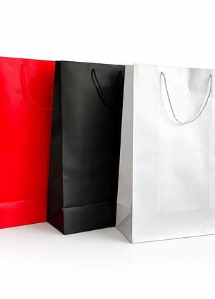 Паперовий подарунковий пакет 2xl 888-2xl однотонний глянцевий