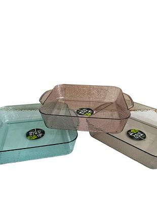 Поднос pet квадратный №а-50 25×25×6 см в 3 цветах