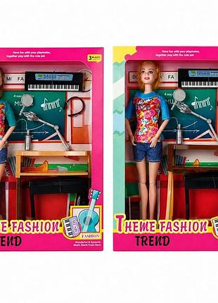 Ігровий набір лялька-вчитель музики theme fasion trend 23x33 см 3377-309