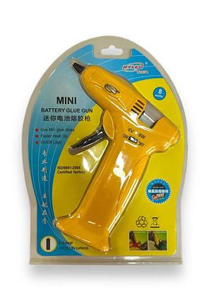 Клеевой пистолет l-218 на батарейках mini 8w