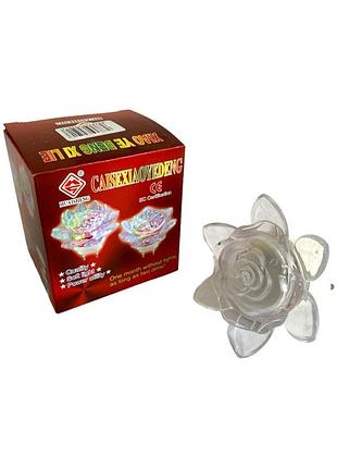 Led-ночник цветок-роза 591kc с подключением в розетку (7,5×7,5 см)