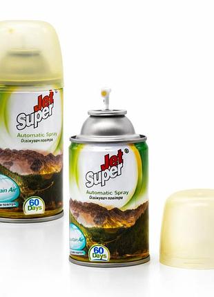 Запасной аэрозольный баллончик jet super №005 260 мл — mountain air (горная свежесть)