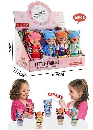 Лялька little fairies із тягнучим силіконовим волоссям lk1436a-13 (17×17,5×28,5 см) для дітей 3+