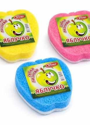 Мочалка банная яблочко мягкая пенистая
