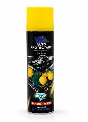 Поліроль для авто silicon turbo limon 220ml — лимонний блиск і захист