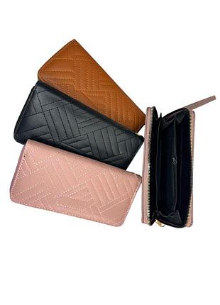 Жіночий гаманець для грошей з ручкою pvc yj010 (19,5×10 см)