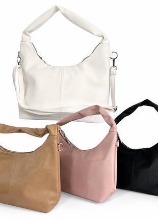 Жіноча однотонна сумка з pu 32×20×11 см 9008
