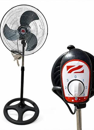 Напольный вентилятор 18" industrial fan fs-450, высота 131 см, 3 режима