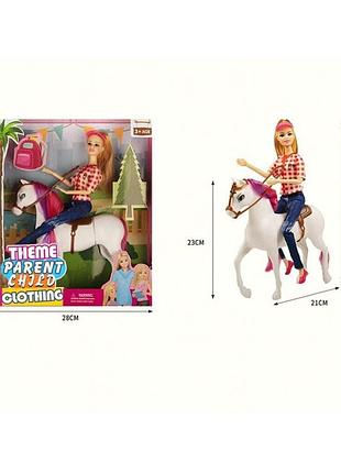 Игровой набор кукла и лошадь 3377-349 beauty blog (28,5×33 см)