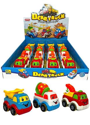 Інерційна іграшкова вантажівка dear truck №7769-3 (5,5×8×5,5 см)