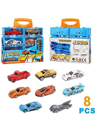 Колекційний набір металевих машинок die-cast 8 см у кейсі (1815*4см) №324-348