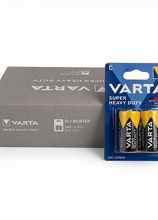 Батарейка varta superlife r20 (тип d) цинк-углеродная для фонарей и радио (2020101412)
