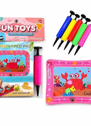 Игрушка №а2 надувной водный развивающий игровой коврик для малышей baby water play mat