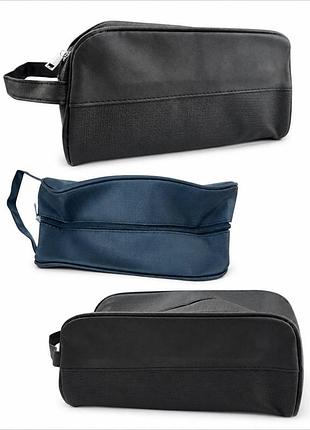 Чоловіча косметичка з ручкою з pu (26,5×14×12) см №878 для подорожей і зберігання