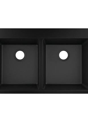 Кухонна мийка кам'яна hansgrohe 43316170, чорний